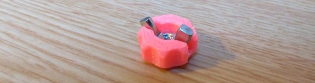 Drehknopf für M4 Flügelmutter