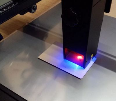 Erstes Probe-Lasern