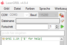 Verbindung hergestellt - Gr&uuml;nes Dreieck